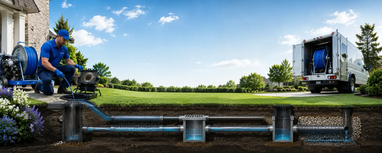 Outdoor drain cleaning information for Morris, PA